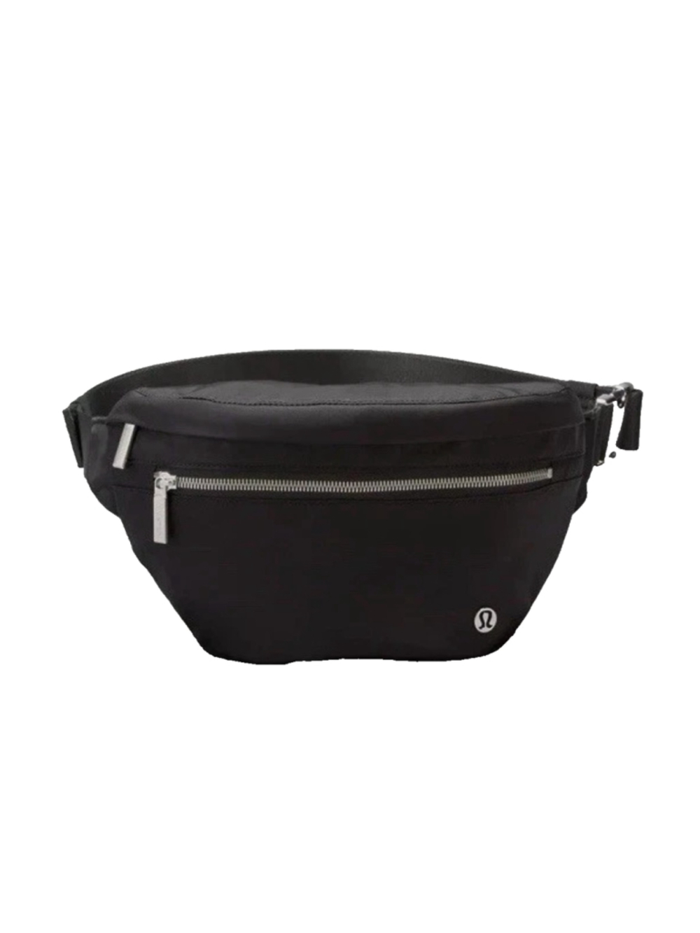 Lululemon City Adventurer Belt Bag 2.5L  Silver Tone Hardware Black new